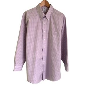 Brooks Brothers Purple Checkered Regent Shirt